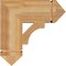 Ekena Millwork Westlake Arts & Crafts Rough Sawn Bracket, Western Red Cedar, 6"W x 18"D x 18"H BKT06X18X18WTL03RWR - alternate 2